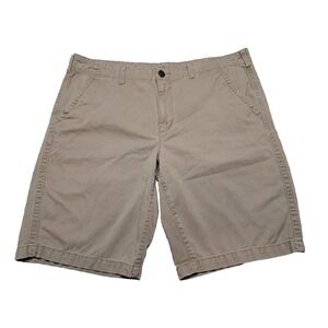 Urban Pipeline Shorts Mens 40 W Khaki Chino Hiking Flat Front Classic Length